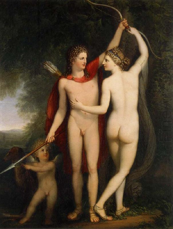 Jonas Akerstrom Venus,Adonis and Amor china oil painting image